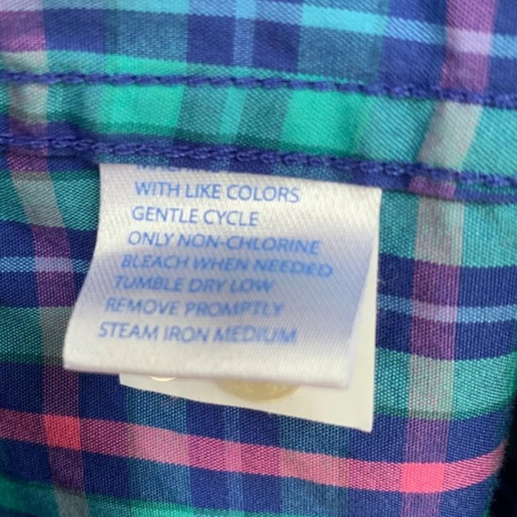 Southern Tide Shirt Men's Large Button Down Academia Plaid Long Sleeve Colorful - Picture 4 of 6